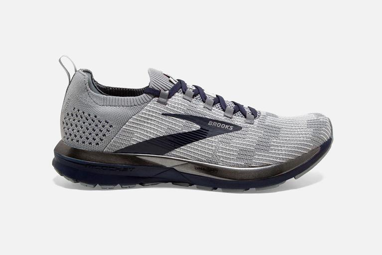 Brooks Ricochet 2 Road Running Shoes - Men's - Grey (07368-SJBM)